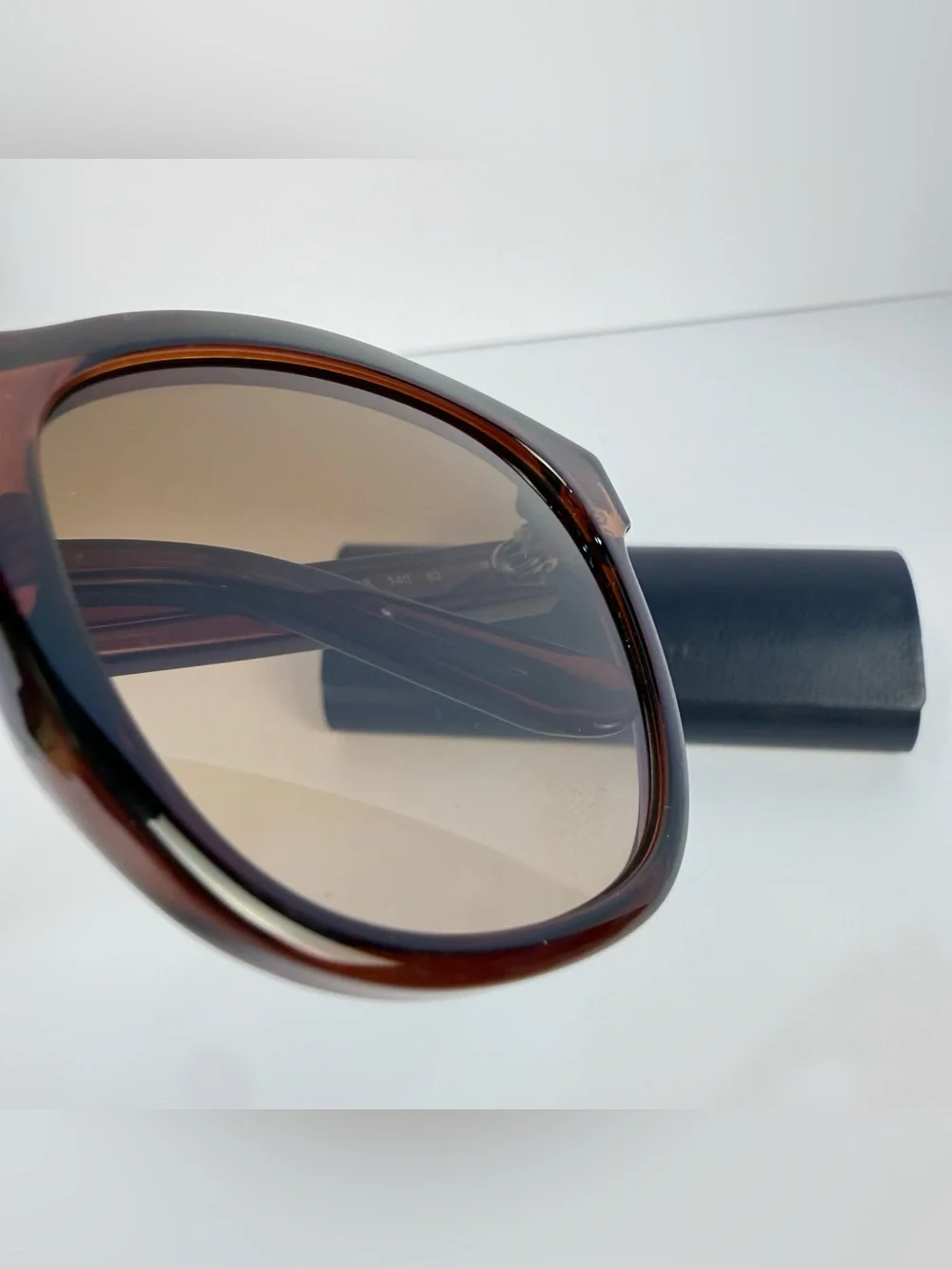 Salvatore Ferragamo SF834S Crystal Brown Cateye Sunglasses